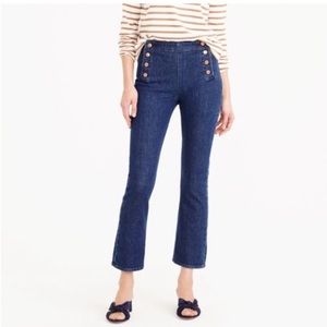 👖 J Crew Billie Demi Sailor Cut Jeans